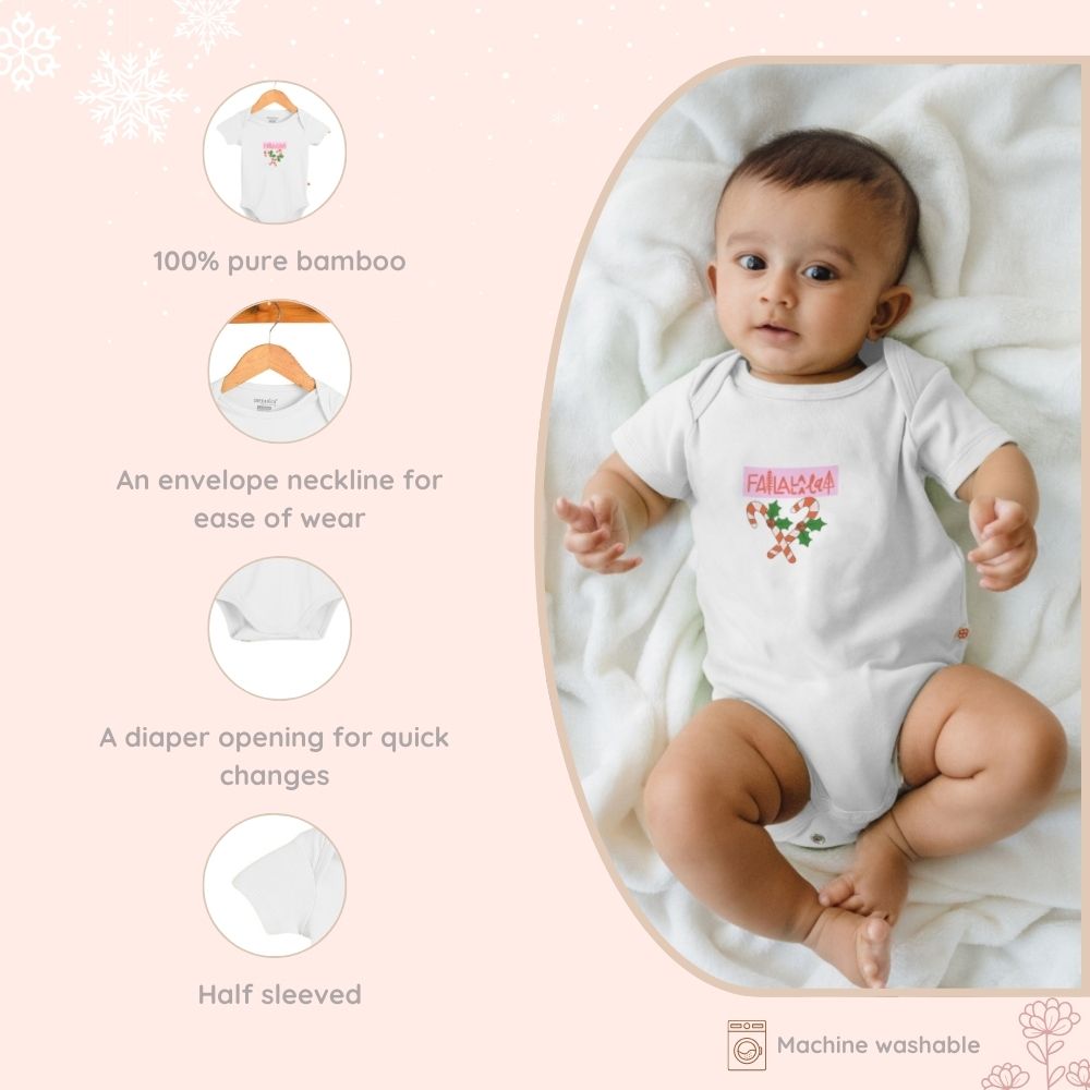 Baby Bamboo Bodysuit - Jolly Holly