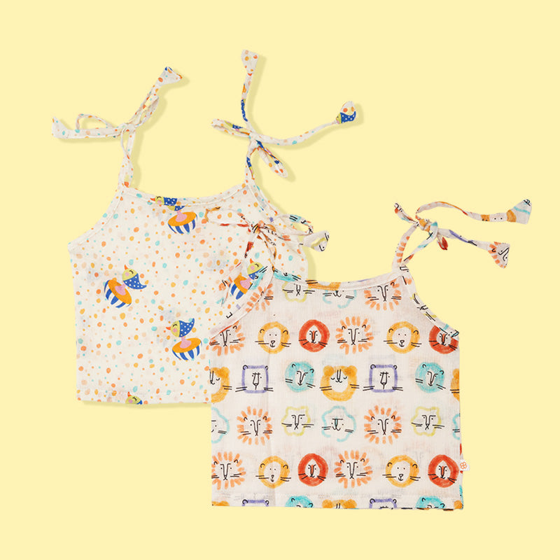 Baby Muslin Jhabla - Pack of 2 - Jungle Jaunt