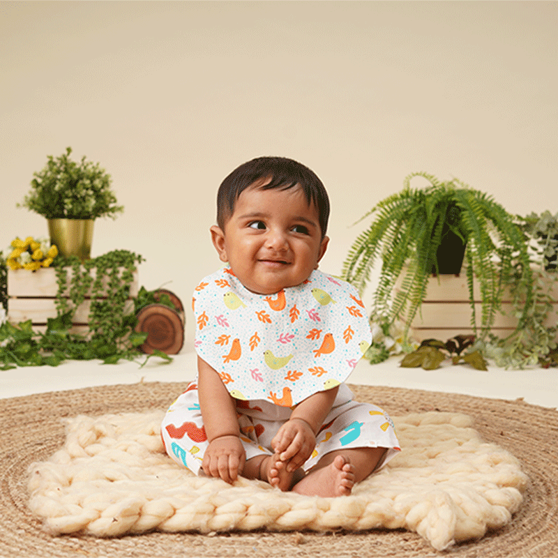 Baby Bibs - Stretchy Snacky - Pack of 2