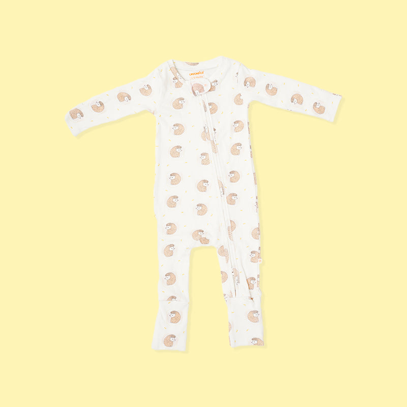 Baby Bamboo Sleepsuit - Spiky Snuggles
