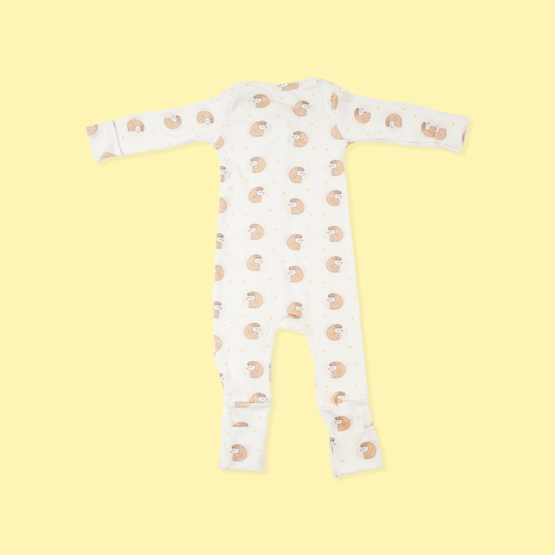 Baby Bamboo Sleepsuit - Spiky Snuggles