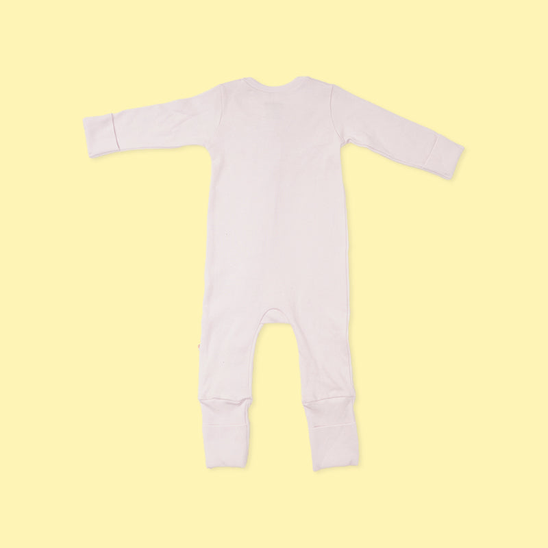 Baby Bamboo Sleepsuit - Rosy Dreams