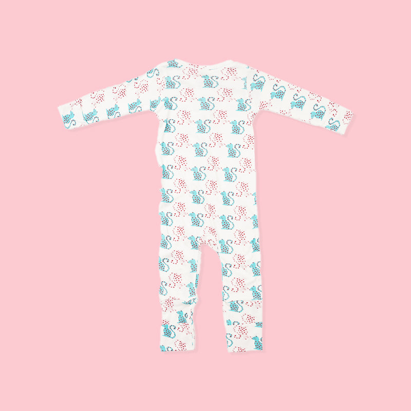 Baby Bamboo Sleepsuit - Catnap