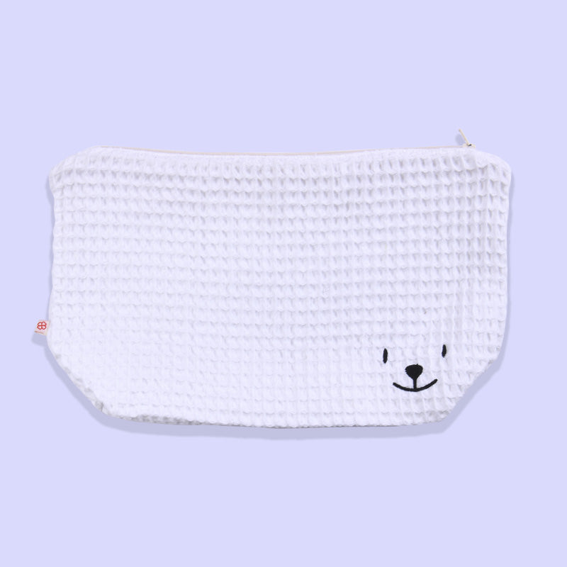 Baby Organic Cotton Hooded Towel - Bear Hug