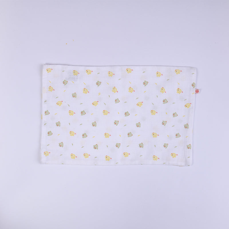 Baby Organic Cotton Bed Sheets, Pillow Covers & Pillow Filler Set - Chirpy Birdie