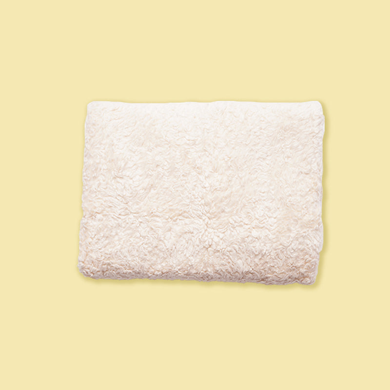 Ivory Sherpa Baby Blanket