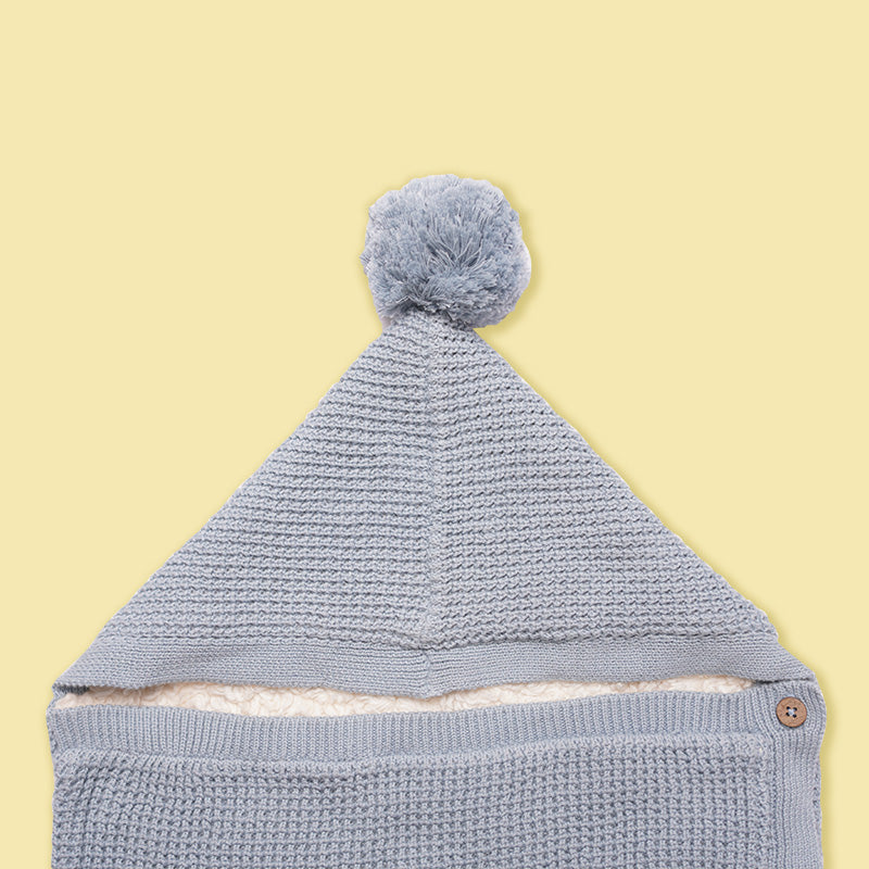 Snow Frost Cocoon Baby Blanket