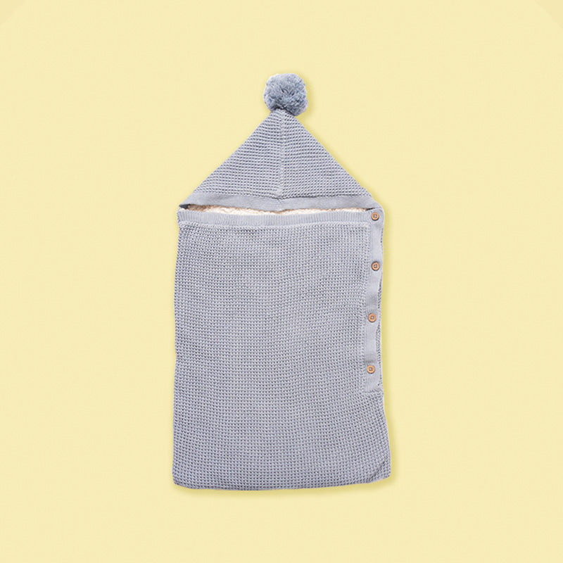 Snow Frost Cocoon Baby Blanket