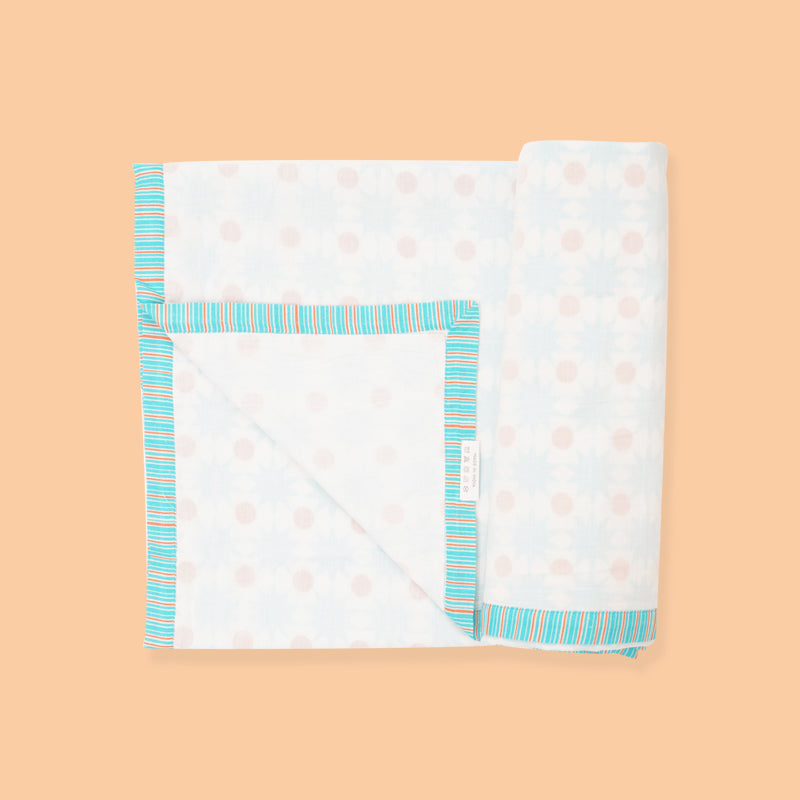 Baby Muslin Dohar - Sparkling Fireworks