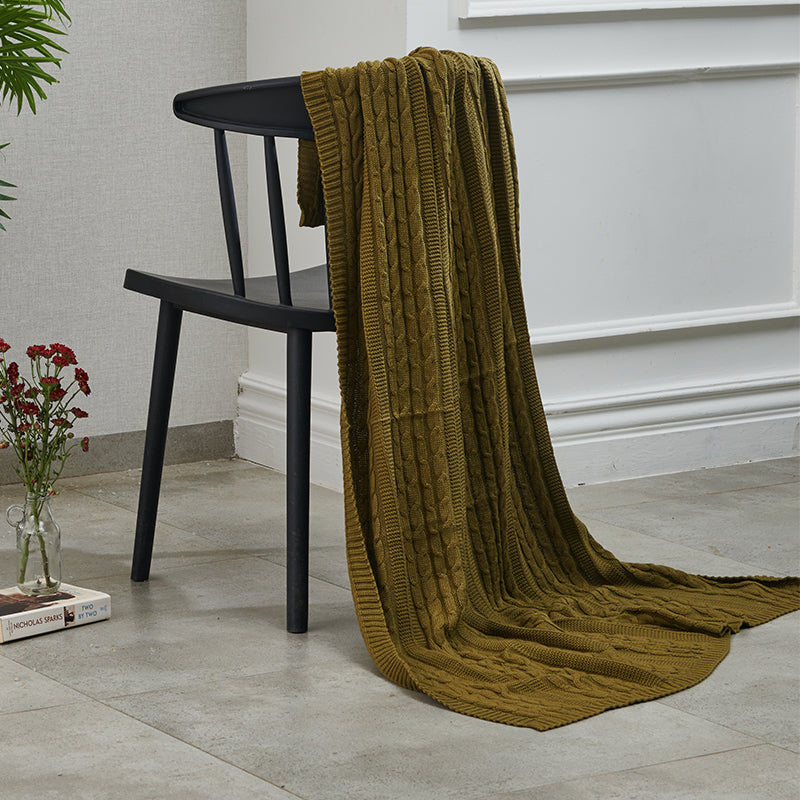 Baby Organic Cotton Snuggly Blanket - Pine