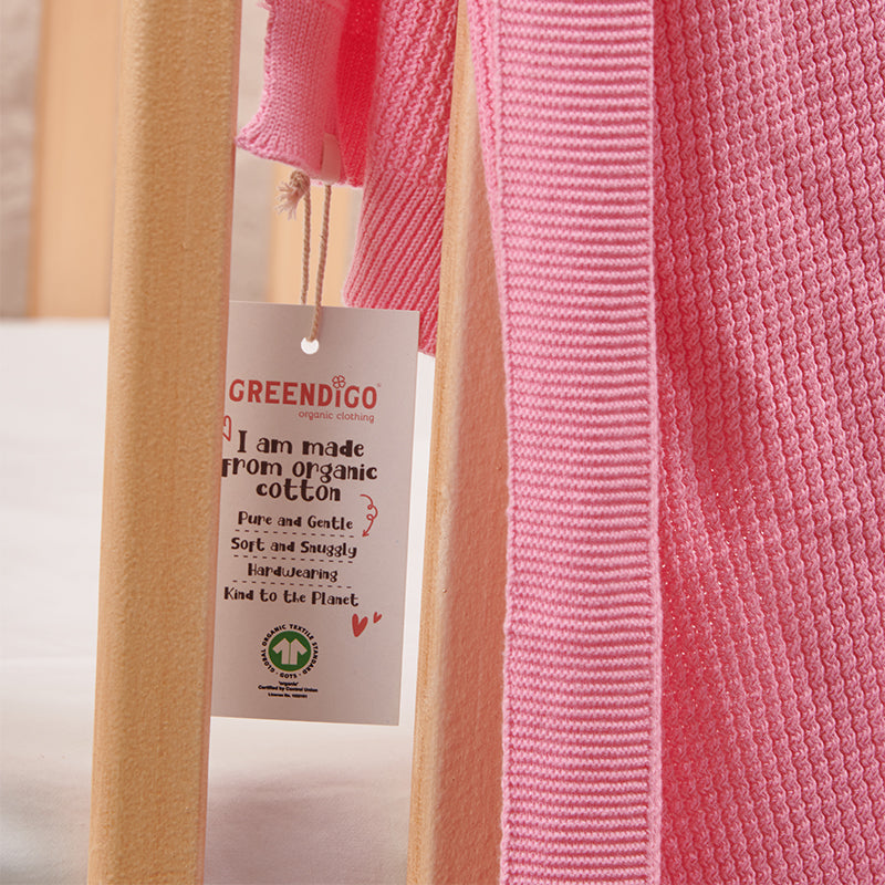Baby Organic Cotton Blanket - Cotton Candy