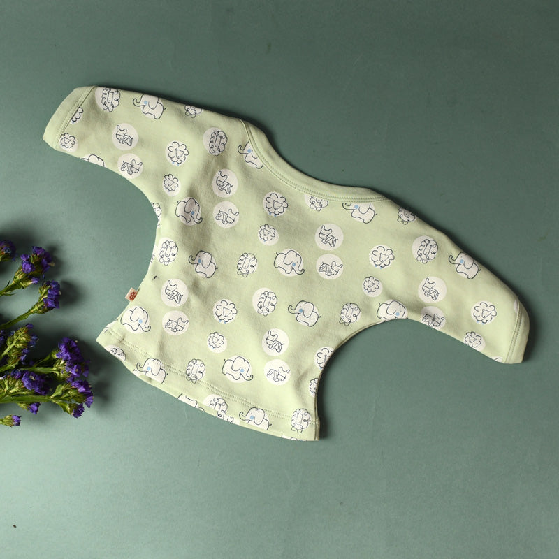 Preemie Baby Organic Cotton Top - Buds On The Farm