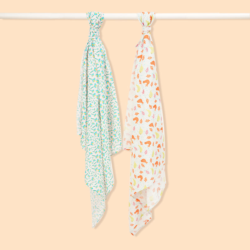 Baby Muslin Swaddles - Nature's Harmony - Pack of 2