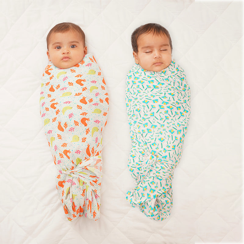 Baby Muslin Swaddles - Nature's Harmony - Pack of 2